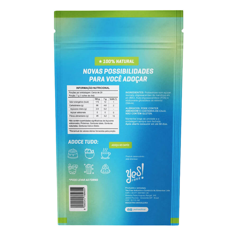 Adoçante Yesfree Sugar 200g - Imagem 3