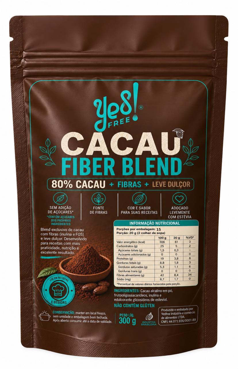 Cacau Fiber Blend 80% cacau - 300gr.