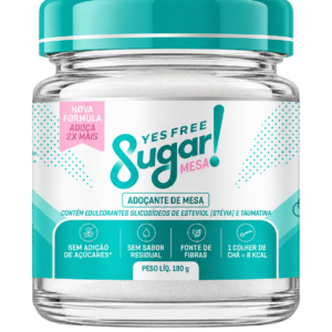 Adoçante de Mesa Yesfree Sugar 180gr. ( ADOÇA 2X MAIS )
